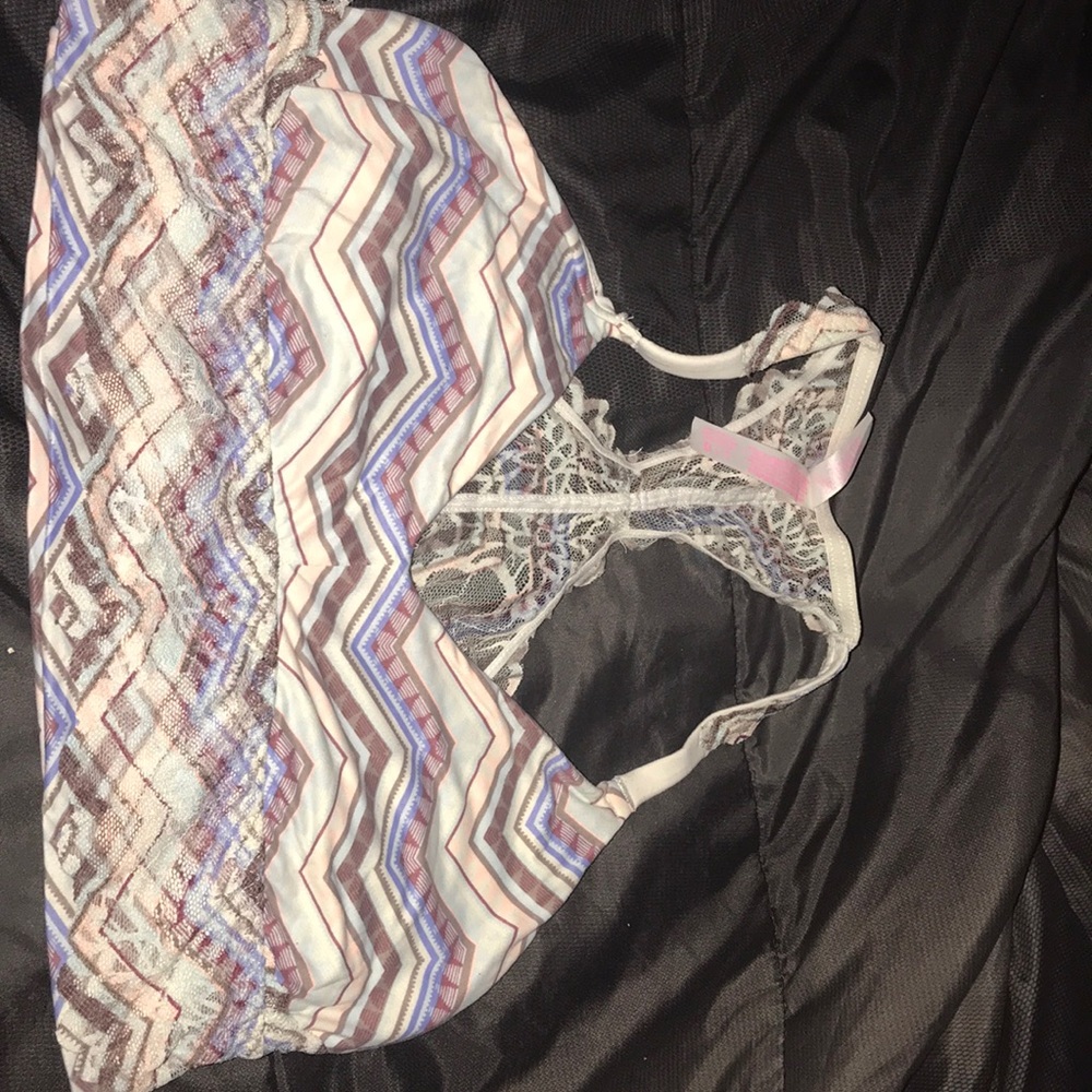 Victoria’s Secret pink lace bralette